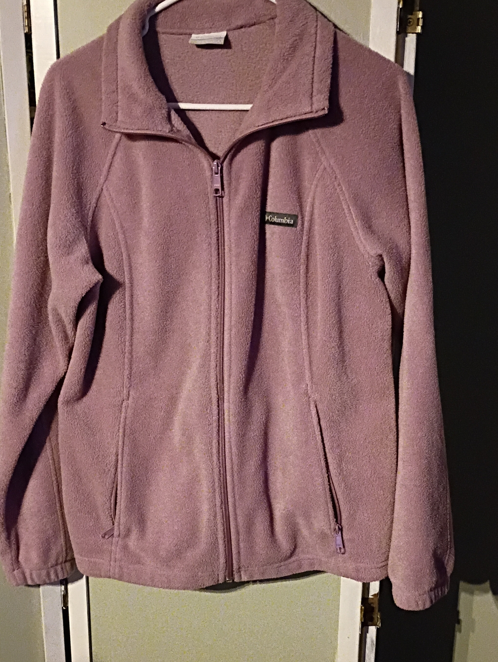 Columbia Women’s Mauve Full-Zip Fleece Jacket